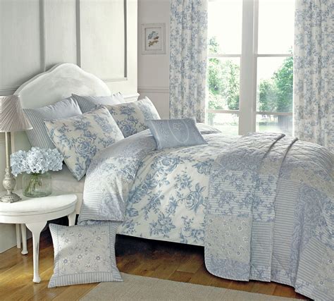 Dreams N Drapes Malton Blue Bedding Set - Kingsize | Blue bedding sets ...