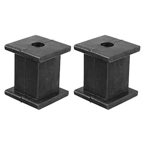 X AUTOHAUX 1 Hole 10mm ID Muffler Exhaust Hanger Bushing Rubber Mount ...
