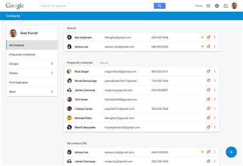 Google Contacts, A Revamped Cross-Platform Contact Management Application from Google