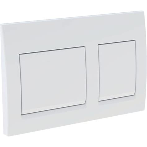 Geberit Alpha35 actuator plate, for dual flush, for front actuation ...