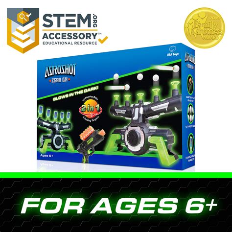 USA Toyz Astroshot Zero GX Glow in The Dark Shooting Games for Kids ...