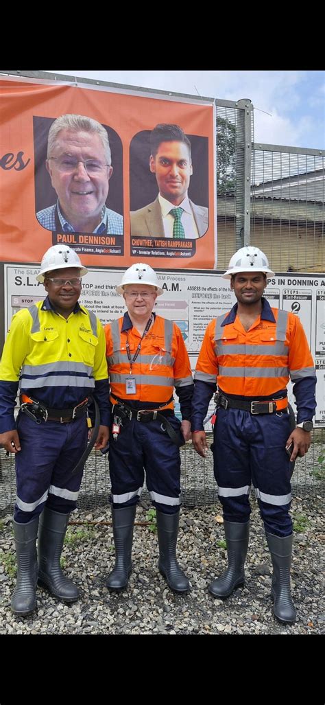 KMS Underground visit with Paul Dennison and Yatish Chowthee. | Ing.Lewis Sarpong, Msc, Bsc PE ...