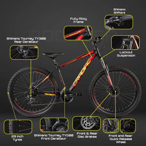 Cradiac Rooster Red 21 Speed 29T MTB – Cradiac Sports