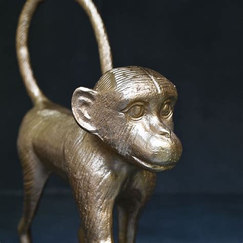 Unique Golden Monkey Showpiece for Your Living Room – Mora Taara