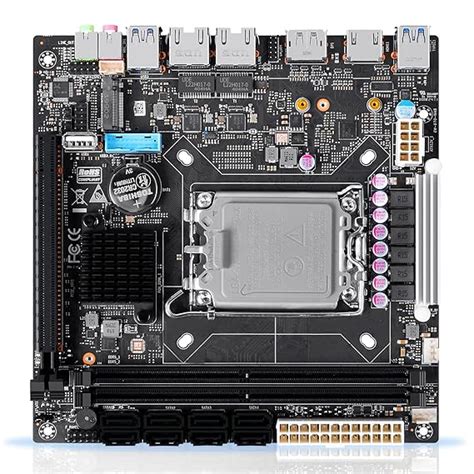 Amazon.in: Buy H670 8-Bay NAS Mini-ITX Motherboard LGA1700(Support 12th ...