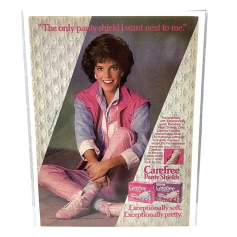 Vtg Print Ad 80's Carefree Panty Shield Genuine Magazine Advertisement ...