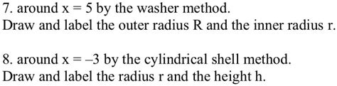 Image result for Washer Method Outer Radius