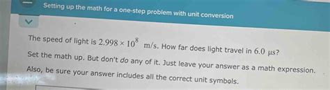 Image result for Setting Up the Math for a One Step Problem with Unit Conversion