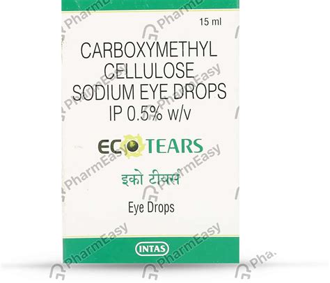 Eco Tears 0.5 % Eye Drop (15): Uses, Side Effects, Price & Dosage ...