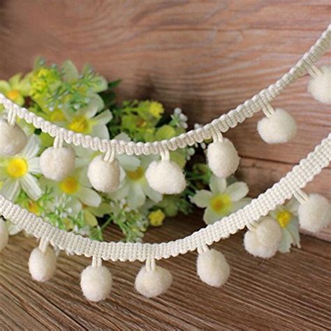 Handicraft-Palace Pom Pom Mini Bobble Ball Fringe Braid Lace Trimming ...