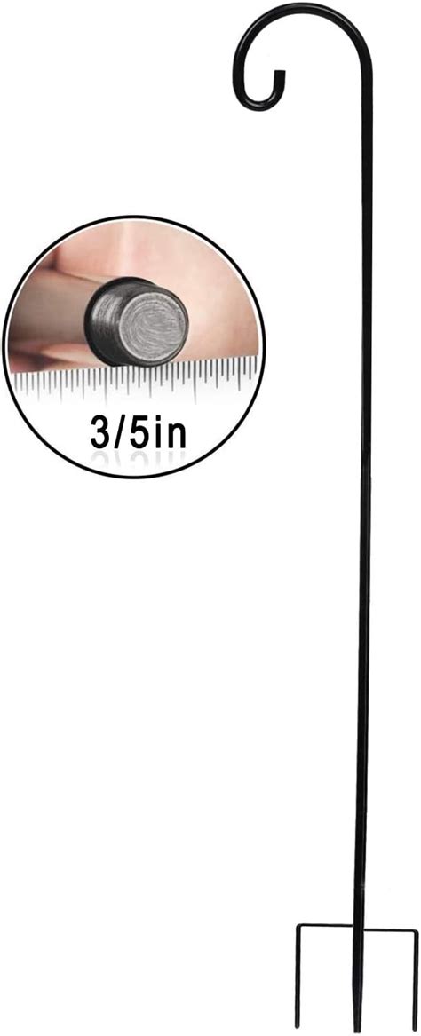 Buy CERBIOR Adjustable Shepherd Hooks, Heavy Duty Plant Hanger with ...