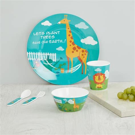 Buy City Goes Wild 5-Piece Printed Dinner Set from Home Centre at just ...