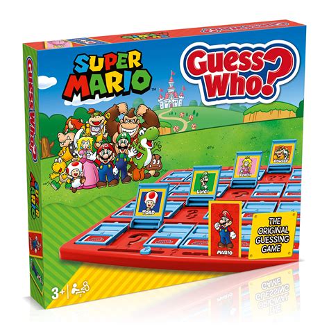Amazon.com: Winning Moves Super Mario Guess Who? Board Game, Play with ...