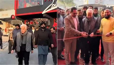 Pizza-Gate in Pakistan: Defence Minister Khawaja Asif cuts ribbon on ...