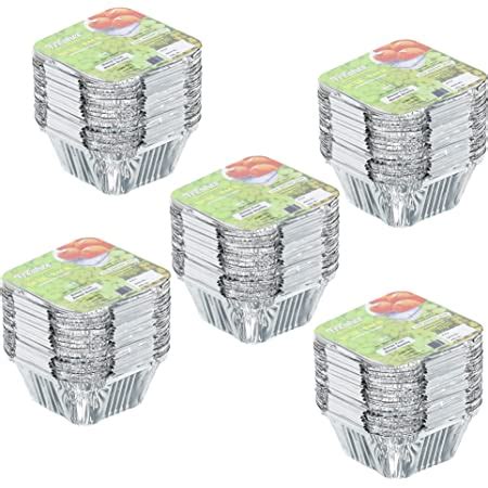Buy Freshee Pack of 2 x 25 pcs Aluminium Silver Foil Container 120ml ...
