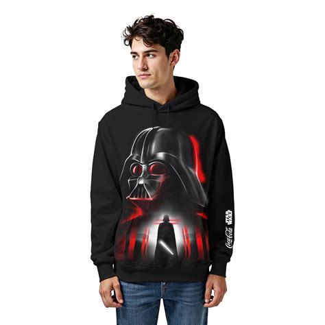 Star Wars x Coca-Cola Hoodie Men's Darth Vader Long Sleeve Sweatshirt ...