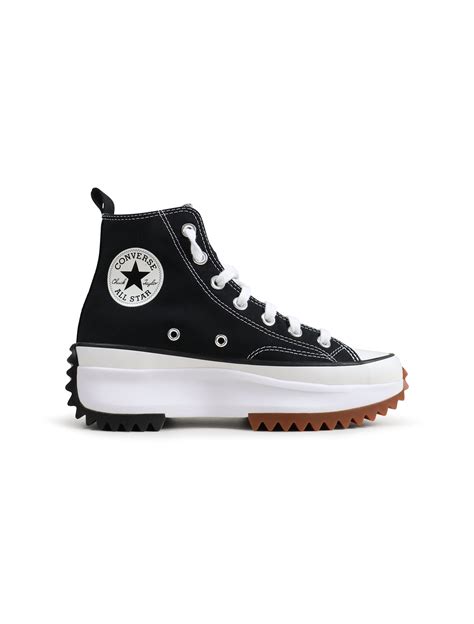 Buy the Converse Mens Run Star Hike - Black/White | Denim Exchange ...