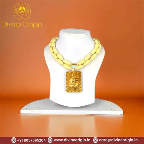 Shri Bageshwar Dham Tulsi Mala With Wooden Hanuman ji locket – Divine ...