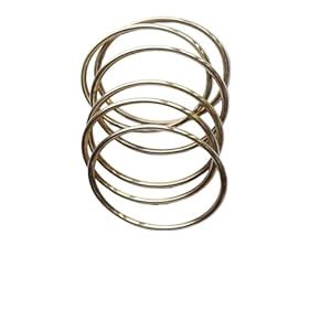 Buy Janpath Online Womens Sunheri Bangles (Set of 6 Bangles) at Amazon.in