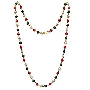 Digital Dress Room Necklace Women's Pride Gold Plated Red Green and ...