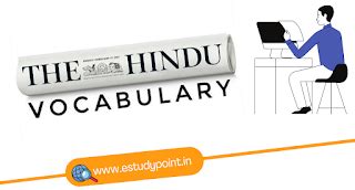 The Hindu Vocabulary For All Competitive Exams | 03-06-2022