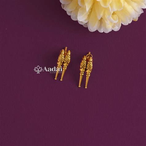 Scalloped antique mullai mottu necklace – Aadai Alangaram