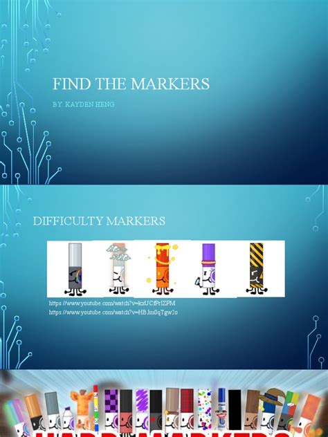 Find the Markers Safe Code 的图像结果