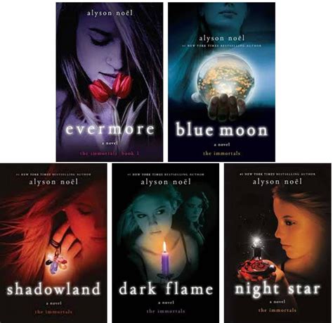 Immortals Series Paperback Collection Books 1-5 by Alyson Noel Brand New!