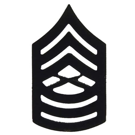 U.S.M.C. Master Sergeant Rank Insignia Black | Michaels