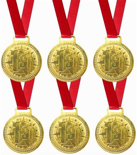 PVK Gold Medal – Pack of 6, 2-Inch Diameter – Perfect for Awards ...
