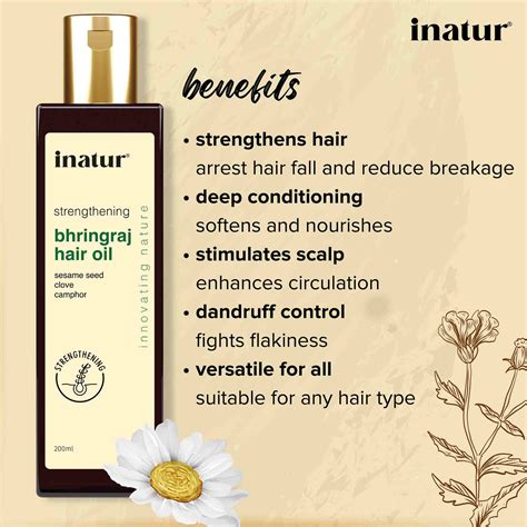 Bhringraj Oil for Hair Growth, Strength & Scalp Health | inatur – Inatur