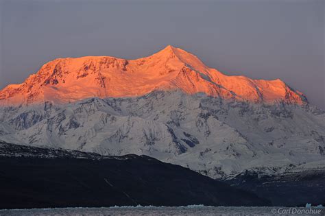 Mount Saint Elias and alpenglow photo | Wrangell-St. Elias National ...