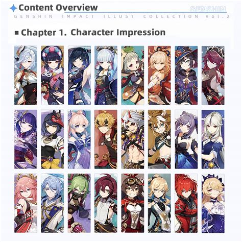 RZAHUAHU Genshin Impact Official Illustration miHoYo Original Merch Co ...