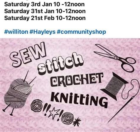Stitch and B!tch at Hayley’s in Williton , 4 Robert Street, Williton ...