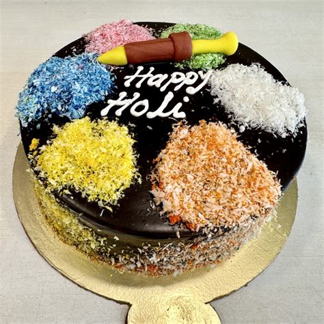 Holi Special Chocolate Cake - DP Saini Florist & Baker's