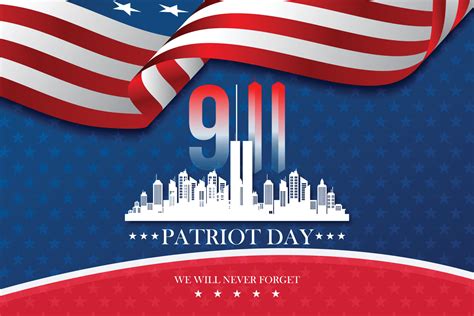 Patriot Day in United States. Celebrate annual in September 11. We will ...