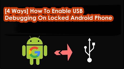 Rezultat imagine pentru How to Enable USB Debugging without Unlocking