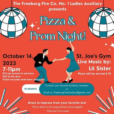 Pizza and Prom night!, St Joseph School, Freeburg, October 14 2023 ...