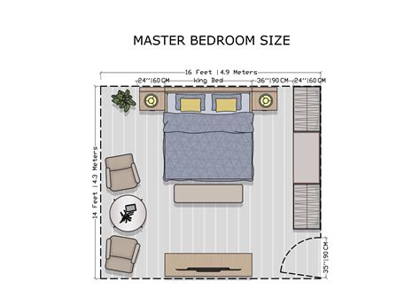 Pin on 2. BEDROOMS Design: Dimensions and layouts.