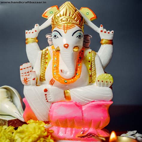 Marble Ganesh Murti | Idol and Statue of Lord Ganesh | Shop Online ...