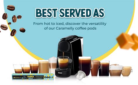 Caramelly French Vanilla Flavoured Nespresso Coffee Capsules, 10 Pods ...