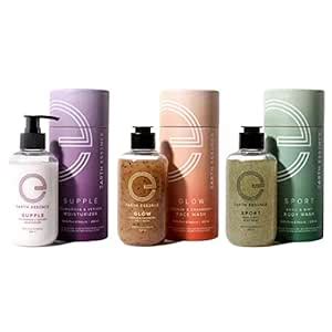 Earth Essence GLOW, SPORT & SUPPLE| Face wash, Body Wash & Moisturizer ...