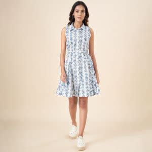 Akkriti by Pantaloons Women Fit and Flare White Dress - Buy Akkriti by ...
