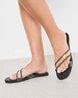 Buy Black Flat Sandals for Women by Styli Online | Ajio.com
