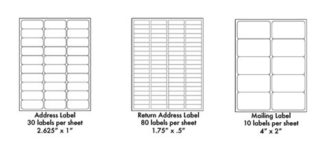 MAILING LABELS - 123print.ca
