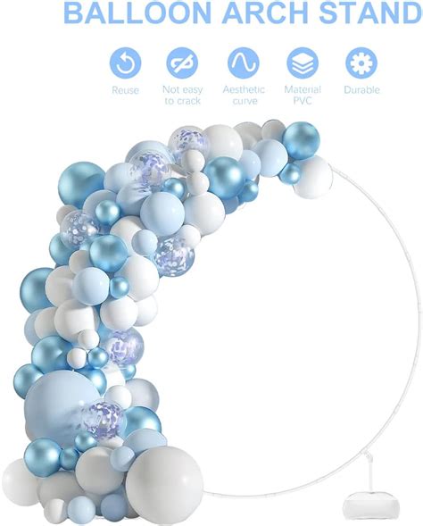 Buy 200CM Balloon Arch Stand Round Balloon Arch Frame Stand with Base ...