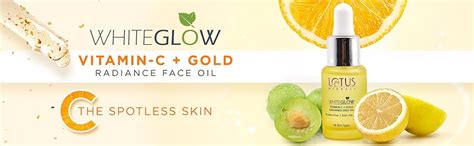 Lotus Herbals WhiteGlow Vitamin C and Gold Radiance Face Oil | For Dull ...