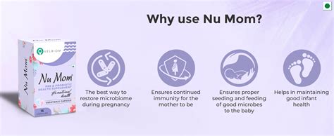 Velbiom Nu Mom | Probiotic Health Supplement For Pregnant Women ...