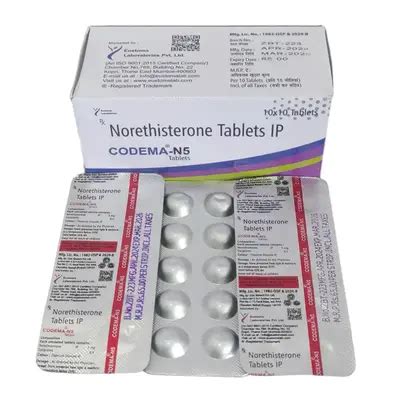 NORETHISTERONE 5MG Tablet