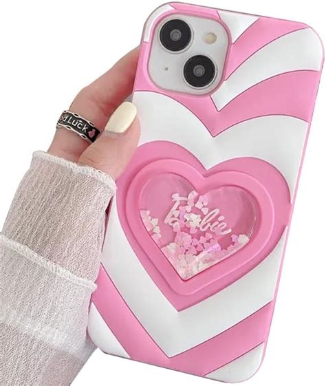 mobistyle Designed for iPhone 15 Plus Cover with Luxury Heart Cartoon ...